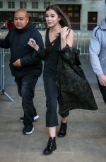 HAILEE STEINFELD at BBC Radio 1 in London 10/05/2016