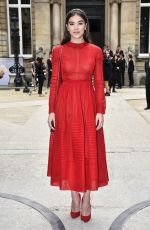 HAILEE STEINFELD at Valentino Fashion Show at Paris Fashion Week 10/02/2016