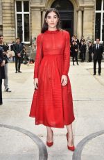 HAILEE STEINFELD at Valentino Fashion Show at Paris Fashion Week 10/02/2016