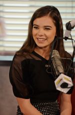 HAILEE STEINFELD at Y-100 Radio in Fort Lauderdale 10/26/2016