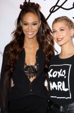 HAILEY BALDWIN and JOAN SMALLS at Karl Lagerfeld Paris x Elle Event in New York 10/18/2016