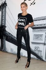 HAILEY BALDWIN and JOAN SMALLS at Karl Lagerfeld Paris x Elle Event in New York 10/18/2016