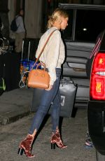 HAILEY BALDWIN Arrives at Her Apartment in New York 10/19/2016