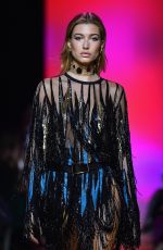 HAILEY BALDWIN at Elie Saab Fashion Show in Paris 10/01/2016