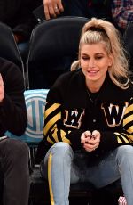 HAILEY BALDWIN at New York Knicks Game 10/29/2016