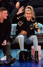 HAILEY BALDWIN at New York Knicks Game 10/29/2016
