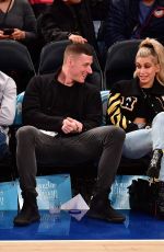 HAILEY BALDWIN at New York Knicks Game 10/29/2016