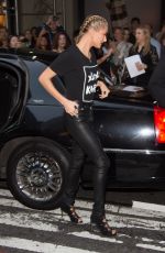 HAILEY BALDWIN Out and About in New York 10/19/2016