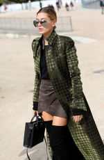 HAILEY BALDWIN Out and About in Paris 10/01/2016