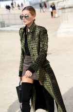 HAILEY BALDWIN Out and About in Paris 10/01/2016