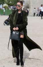 HAILEY BALDWIN Out and About in Paris 10/01/2016