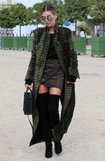 HAILEY BALDWIN Out and About in Paris 10/01/2016