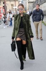 HAILEY BALDWIN Out and About in Paris 10/01/2016