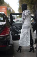 HAILEY BALDWIN Out and About in Paris 10/02/2016