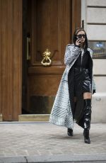 HAILEY BALDWIN Out and About in Paris 10/02/2016