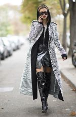 HAILEY BALDWIN Out and About in Paris 10/02/2016