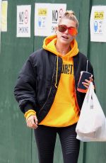 HAILEY BALDWIN Out in New York 10/08/2016