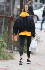 HAILEY BALDWIN Out in New York 10/08/2016