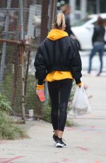 HAILEY BALDWIN Out in New York 10/08/2016