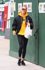 HAILEY BALDWIN Out in New York 10/08/2016