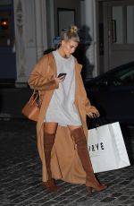 HAILEY BALDWIN Out Shopping at Curve in New York 10/23/2016