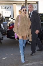 HAILEY BALDWIN Out Shopping in Paris 10/03/2016