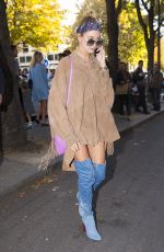 HAILEY BALDWIN Out Shopping in Paris 10/03/2016