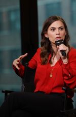HAYLEY ATWELL at AOL Build Speaker Series in New York 10/02/2016