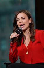 HAYLEY ATWELL at AOL Build Speaker Series in New York 10/02/2016