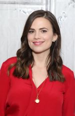 HAYLEY ATWELL at AOL Build Speaker Series in New York 10/02/2016