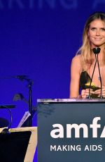 HEIDI KLUM at 2016 amfar Inspiration Gala at Milk Studios in Los Angeles 10/27/2016