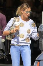 HEIDI KLUM at Starbucks Coffee in Los Angeles 10/02/2016