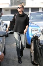 HEIDI KLUM Leaves Meche Salon in Beverly Hills 10/13/2016