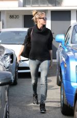 HEIDI KLUM Leaves Meche Salon in Beverly Hills 10/13/2016