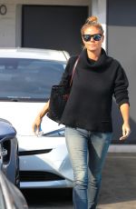 HEIDI KLUM Leaves Meche Salon in Beverly Hills 10/13/2016