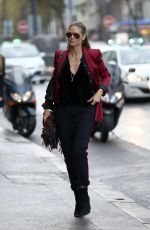 HEIDI KLUM Out and About in Paris 10/21/2016