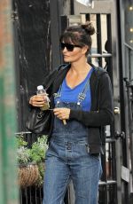 HELENA CHRISTENSEN Out and About in New York 10/13/2016