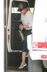 HILARY DUFF Arrives at a Gym in West Hollywood 10/10/2016