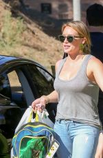 HILARY DUFF at Coldwater Canyon Park in Beverly Hills 10/21/2016