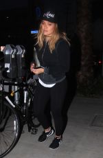 HILARY DUFF at Rise Nation in West Hollywood 10/14/2016