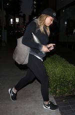 HILARY DUFF at Rise Nation in West Hollywood 10/14/2016