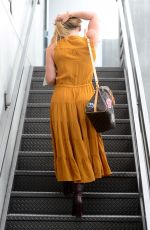 HILARY DUFF Leaves a Hair Salon in Los Angeles 10/27/2016