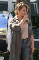 HILARY DUFF Out and About in Beverly Hills 10/05/2016