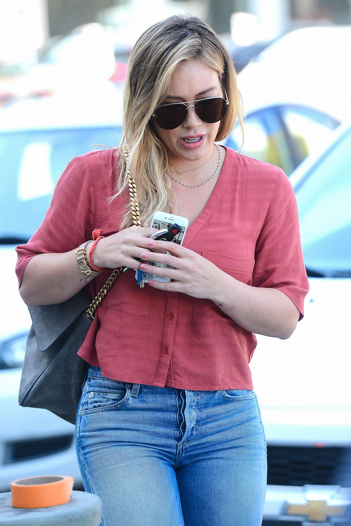 HILARY DUFF Out and About in Los Angeles 10/19/2016 – HawtCelebs