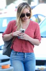 HILARY DUFF Out and About in Los Angeles 10/19/2016
