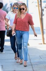 HILARY DUFF Out and About in Los Angeles 10/19/2016
