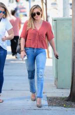HILARY DUFF Out and About in Los Angeles 10/19/2016