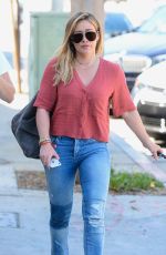 HILARY DUFF Out and About in Los Angeles 10/19/2016