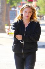 HILARY DUFF Out and About in Los Angeles 10/25/2016
