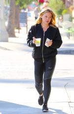 HILARY DUFF Out and About in Los Angeles 10/25/2016